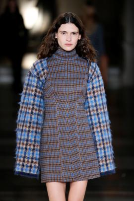 Oversized sleeves and sharp fits were featured. Photo: Reuters