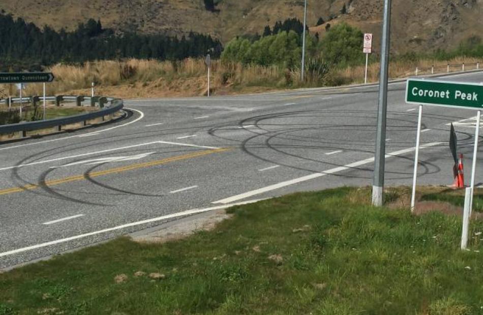 Anyone with information on 'burnout' drivers are asked to call crimestoppers