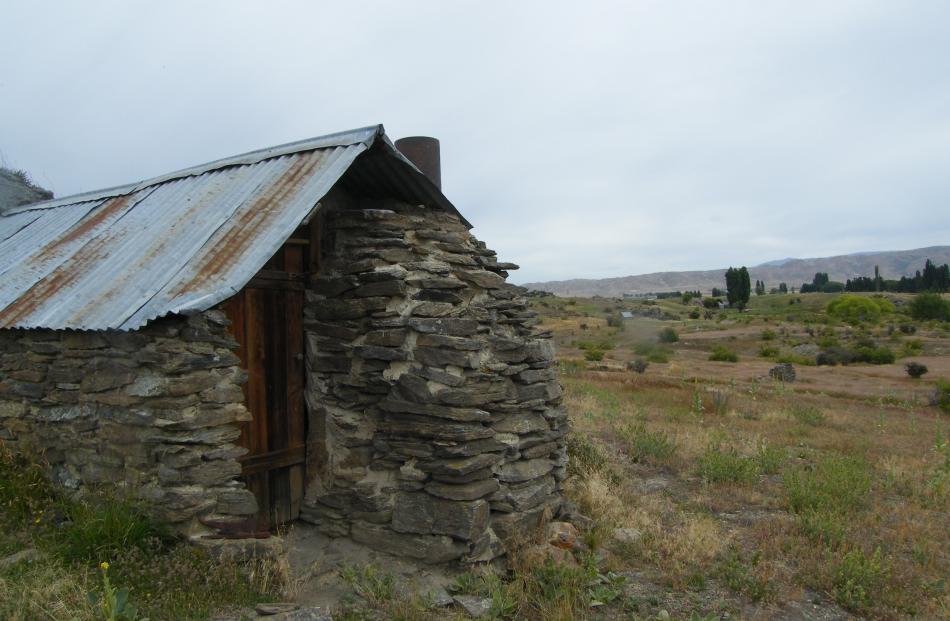 Restored miner’s huts on Bonspiel Station. Maori hunting parties passed through the area after...