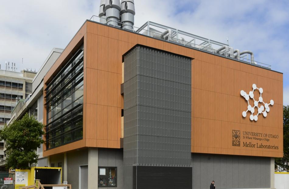 The University of Otago’s Mellor Laboratories building on Cumberland St. Photos:Gerard O'Brien.