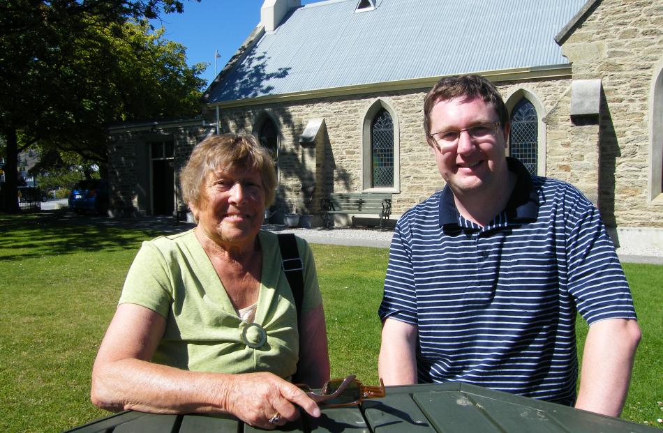 Alexandra-Clyde-Lauder Union Parish minister the Rev Andrew Howley and parish clerk Beryl Dittmer...