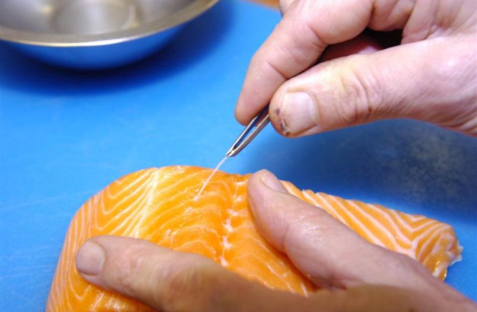 Pull them out gently with tweezers or, if they break you may need to use small, long-nosed pliers...