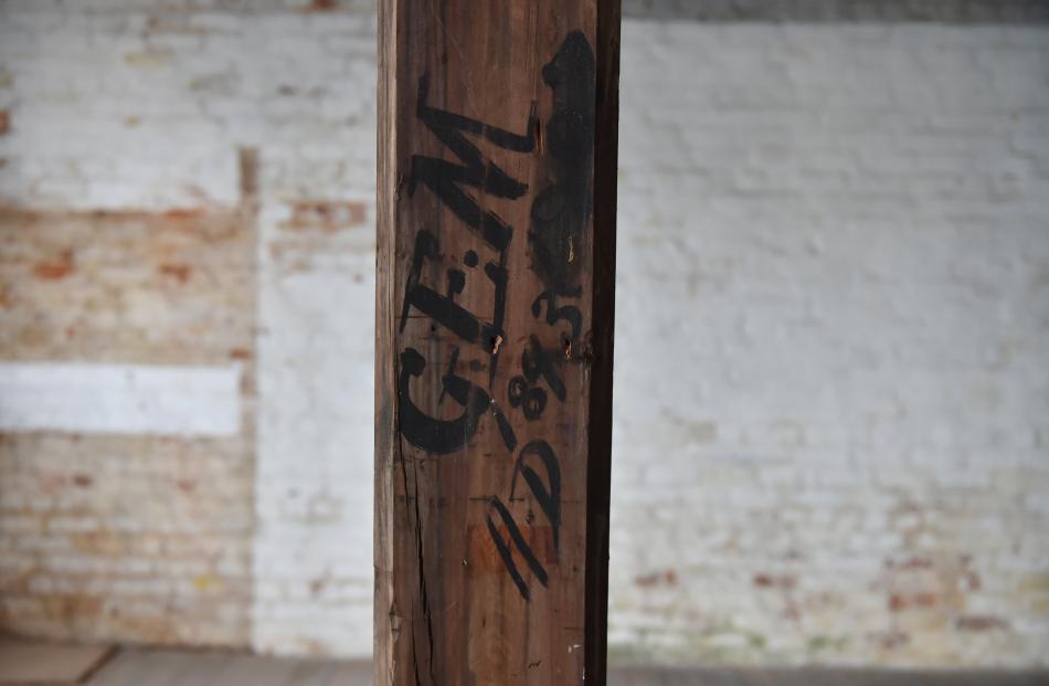 Examples of graffiti in the building.