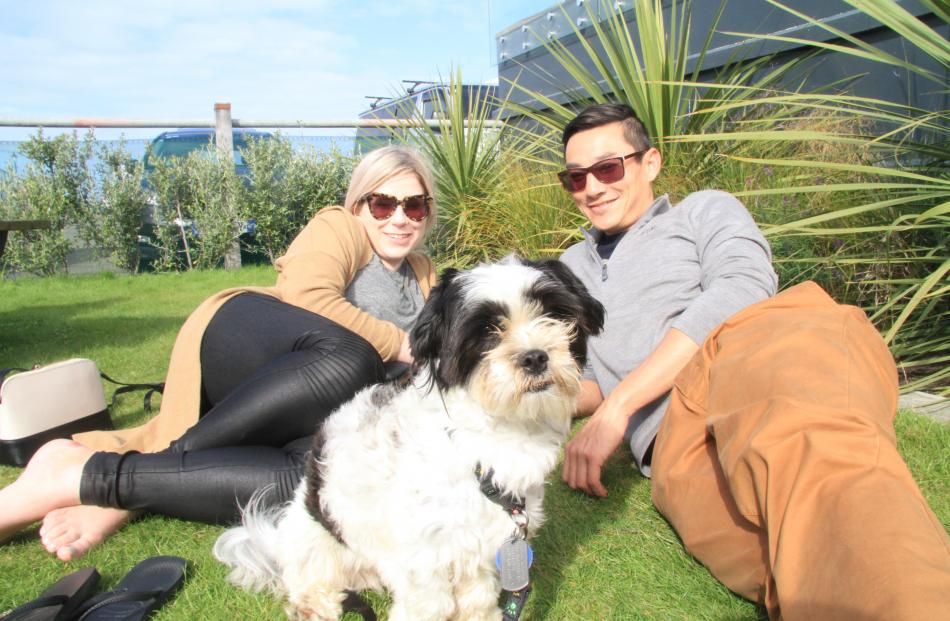 Stella Cameron, of Dunedin, Roger (1), and Matthew Morahan, of Balclutha.
