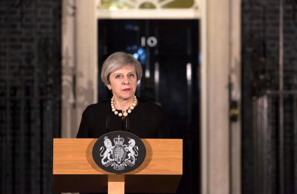 Prime Minister Theresa May: ''The location of this attack was no accident''. Photo: Getty Images 