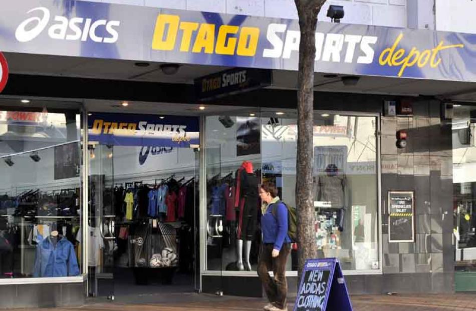 New Otago Sports Depot, George St.