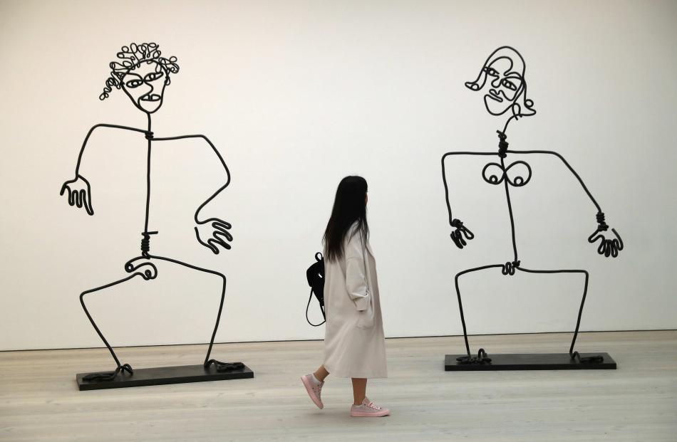  'The Simple Ones' by Tim Noble and Sue Webster. Photo: Reuters