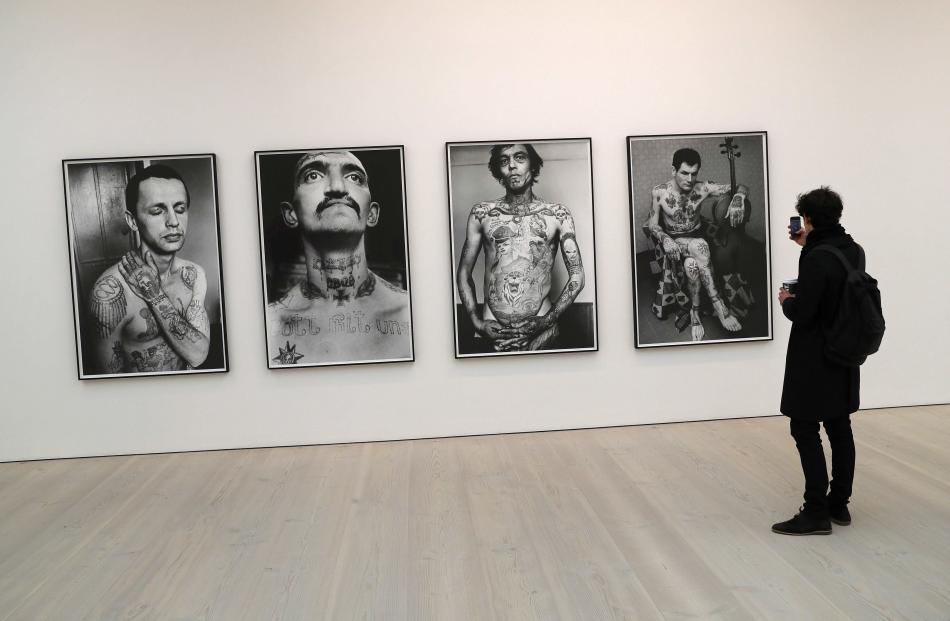 'Russian Criminal Tattoo Encyclopaedia Series' by Sergei Vasiliev. Photo: Reuters