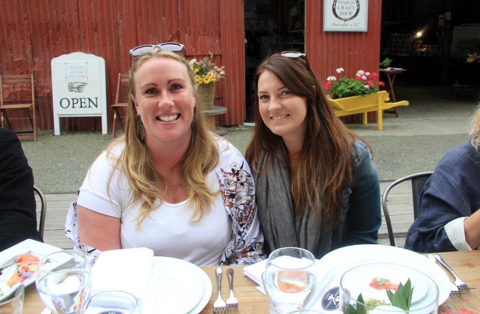 Anna Beveridge, left, and Di Wardle, both of Oamaru.