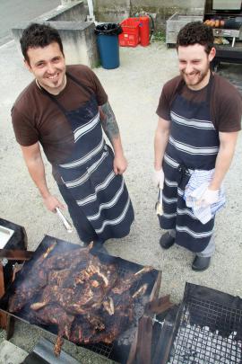 Riverstone chefs Nick Raymond, of Waimate, left, and Zane Riordan, of Timaru.