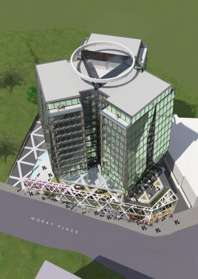 Artist's impression of the proposed hotel. Images supplied.