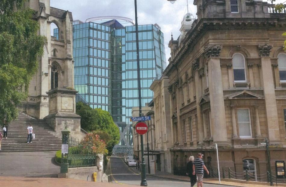 Impressions of the view from Harrop St between St Paul's Cathedral and the Municipal Chambers.