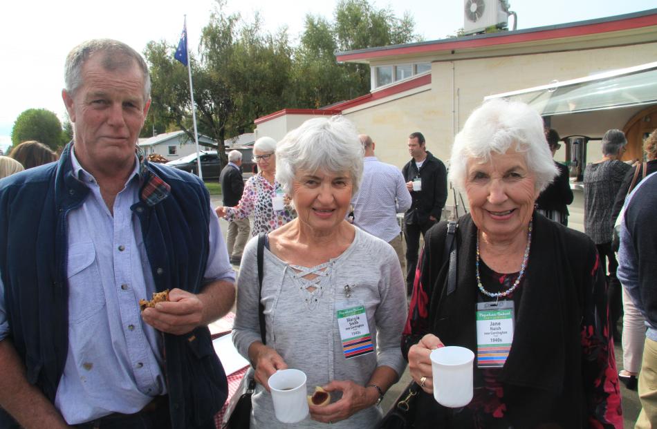 Tony McCarthy, of Papakaio, and sisters Margie Smith and Jane Naish, both of Oamaru.