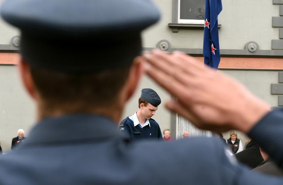 Cadet Emerson Shea-Greer, of Dunedin, and No 42 Squadron City of Dunedin Air Training Corp formed...