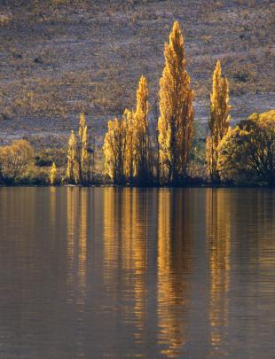 ‘‘This picture was taken on Anzac Day on Lake Benmore from our yacht in the middle of the lake on a day that was better for photography than sailing,’’ writes Owen Cambridge, of Green Island.