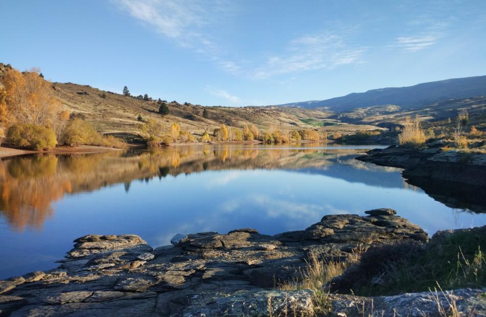 ‘‘This photo was taken at Conroys Dam near Alexandra on our way back to Dunedin after a long...