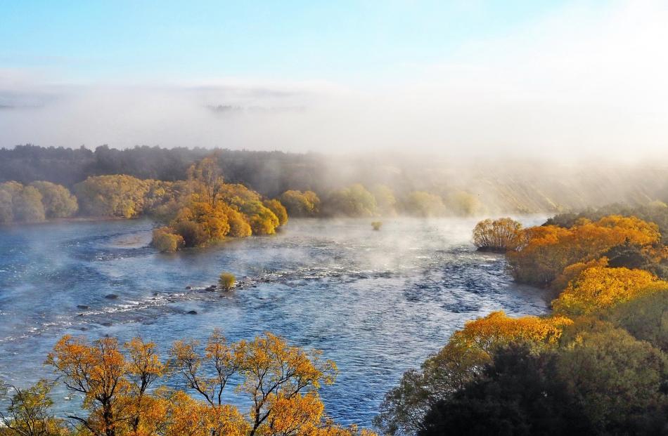 ‘‘A Clutha morning,’’ writes Tim Herrick, of Wanaka, whose photo was taken on Anzac Day morning...