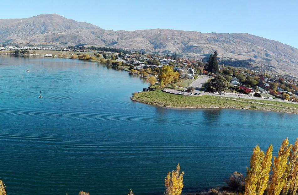 Lake Dunstan on April 22 at Cromwell, where the Clutha and Kawarau Rivers used to meet. PHOTO:...