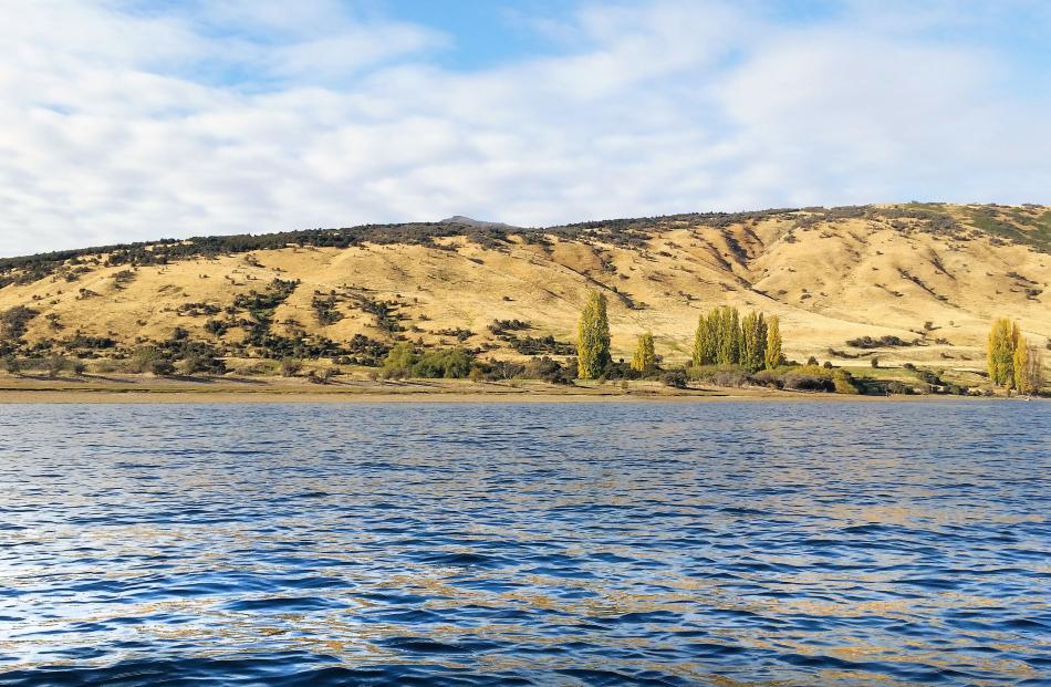 View on Lake Wanaka near Dublin Bay, on April 16.  PHOTO: OLIVIA FRANKLIN (14), OF FAIRFIELD. 
