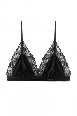 Anine Bing velvet bra, $89.