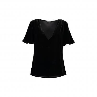 Storm luxe silk blend velvet top, $189