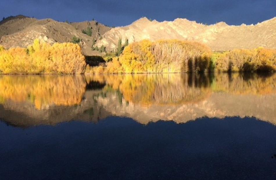 ‘‘Photo was taken by Lucy Sawers ( 13) from the banks of the Clutha River (Frenchman’s Point) in...