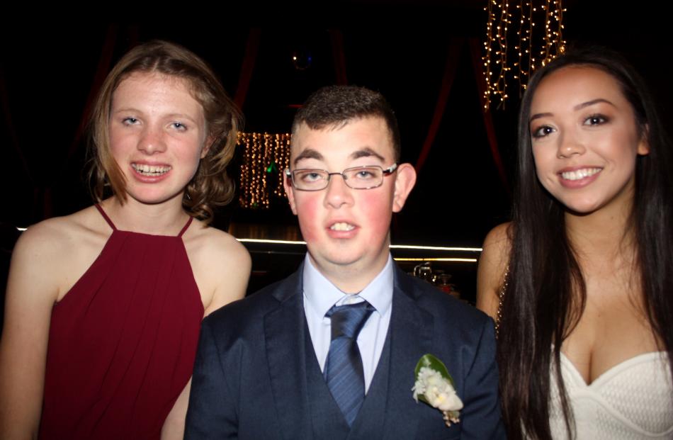 (from left) Shenee Pryde (17), Scott Welch (20) and Georgia Teh (20).