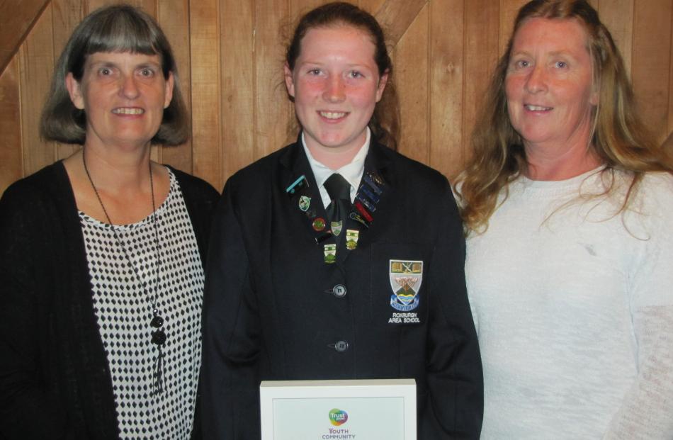 From left: Lynda Walsh-Pasco, Caileigh Forbes (17) and Gill Forbes