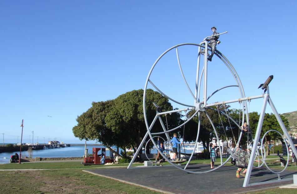 Lesley McIntosh, of Oamaru, writes: ‘‘The Steampunk playground at Friendly Bay in Oamaru has seen...