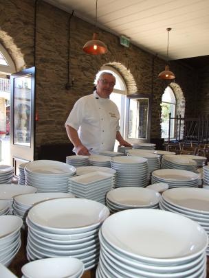 Michael Coughlin at Olivers Restaurant (2015). Photo: Lynda van Kempen.