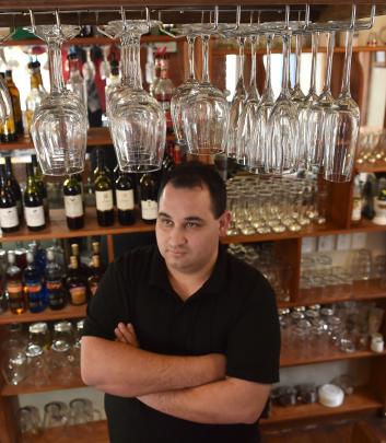 Simon’s Bistro and Beergarden manager Darcee Gosling is fuming after losing almost $3000 of alcohol in burglaries during the past fortnight. Photo: Peter McIntosh.