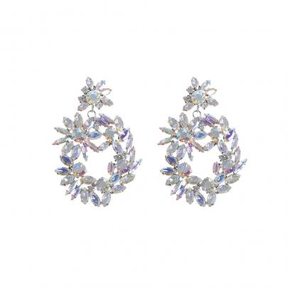 Lovisa multi-coloured crystal flower earrings $35.99
