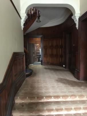 A hallway in Alva House.