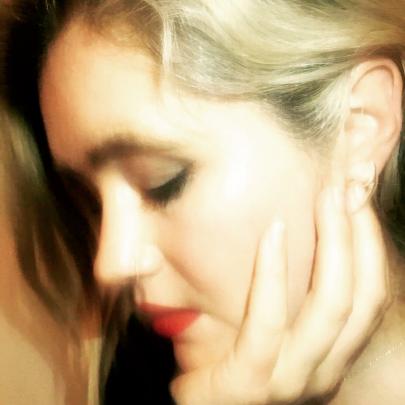 Abstract: Me in Jane Eppstein Jewellery's Long Thorn earrings