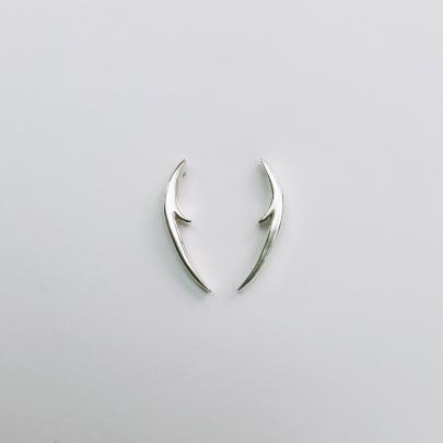 Long thorn earrings