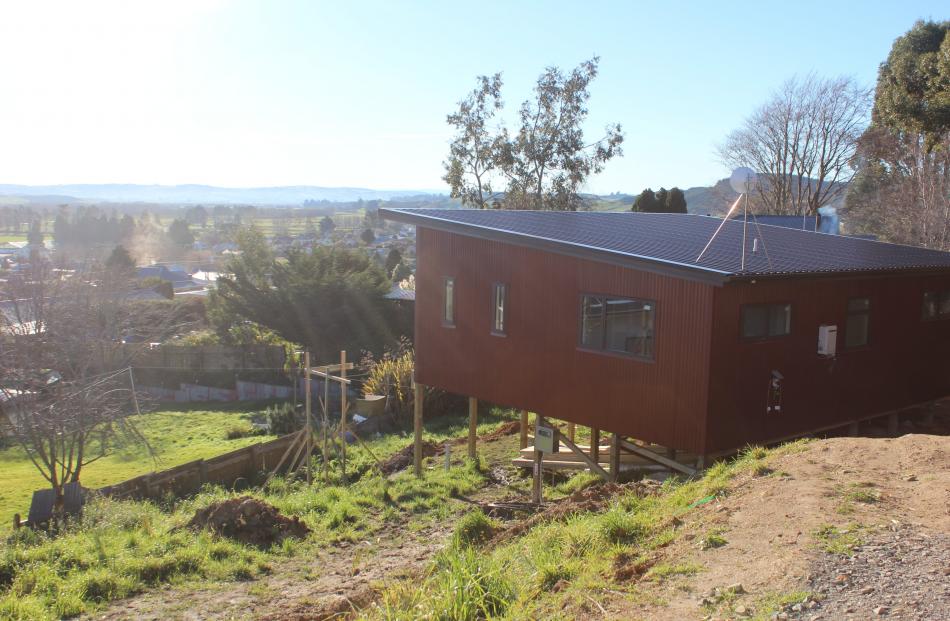 The first house to be built in Kaitangata as part of the land and house package. 