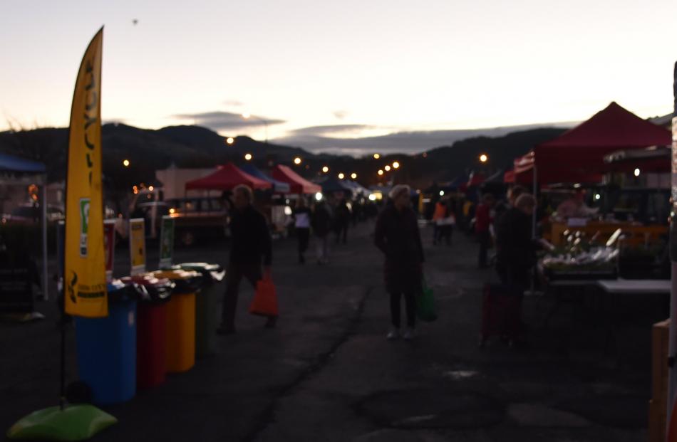 The Otago Farmers Market on a mild winter’s morning.