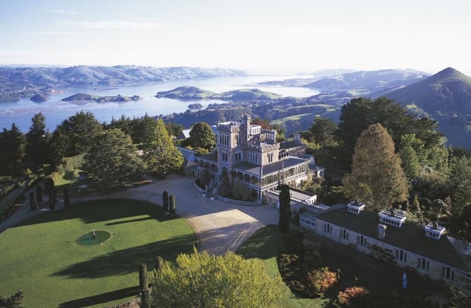 The views from Larnach Castle are nothing short of breathtaking. 