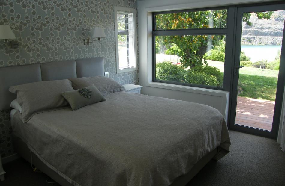 An old apricot tree overlooks one of the guest rooms. 