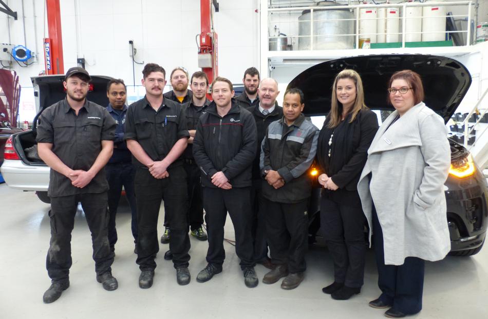 Armstrong Prestige service team from (from left) Dale, Sam, Mason, Stefan, Will, Ryan, Danny,...