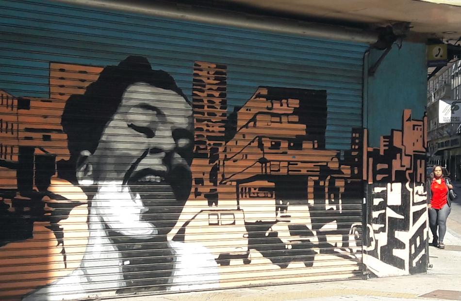 Street art a la Billie Holiday.
