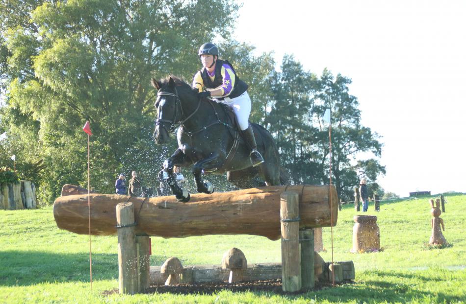 Earnscleugh teen Lilly Anderson competes on her horse Victory Hawk (Darcy) at the Kihikihi International Horse Trials, near Te Awamutu, earlier this year. Photo: Jane Thompson