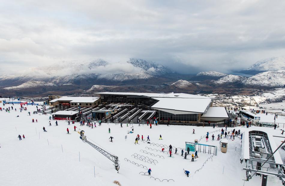 Coronet Peak’s base building today. Photo: Coronet Peak.