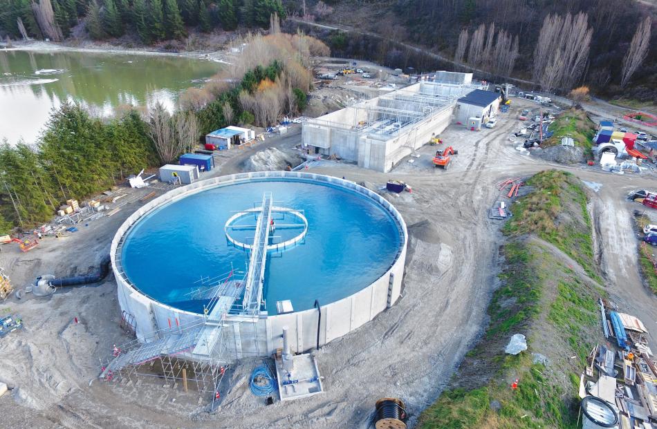 The Shotover wastewater treatment plant.