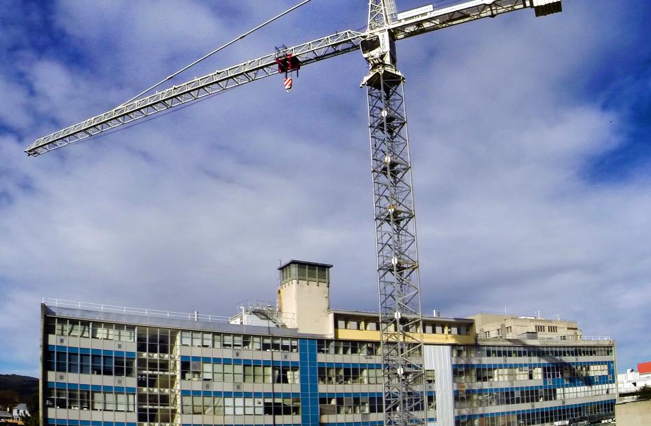 The 50m crane on the site of the University of Otago’s new dental school was fully functional by...