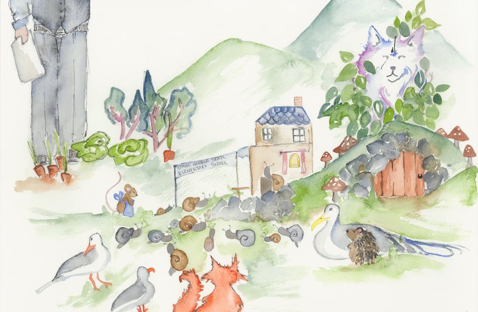 Image from Julie Fawcett’s new book, Train Trip across the Mountains.