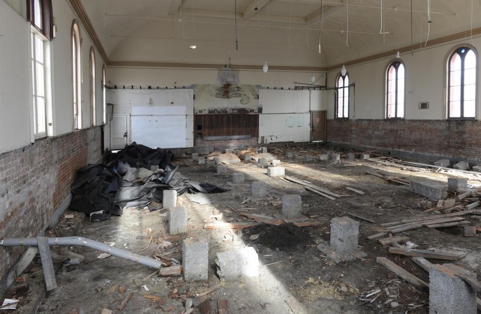 The now deserted Wesley Methodist church. 