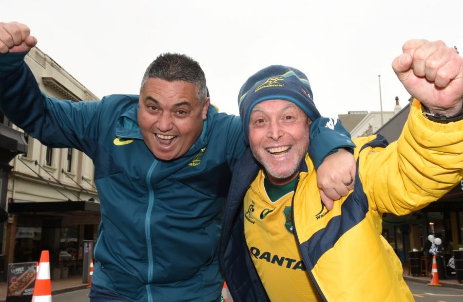 Sydney men Brendan and Paul Sinclair are loving the vibe in the Octagon as Dunedin gears up for...