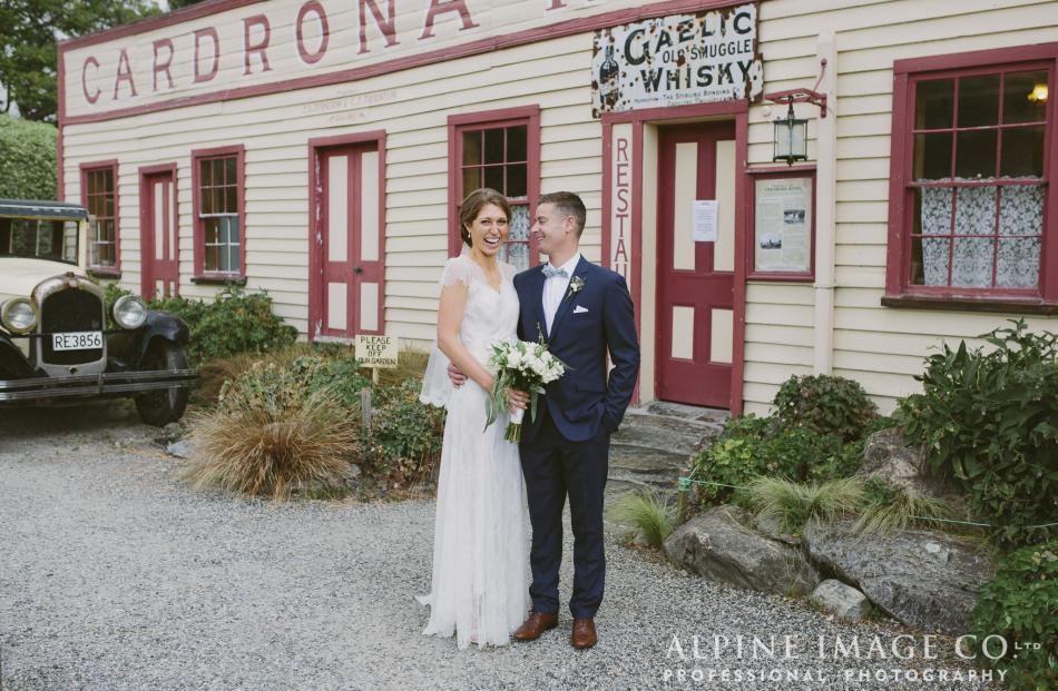 The Cardrona Hotel perfectly pairs a beautiful garden setting with a cozy historic hotel. 
