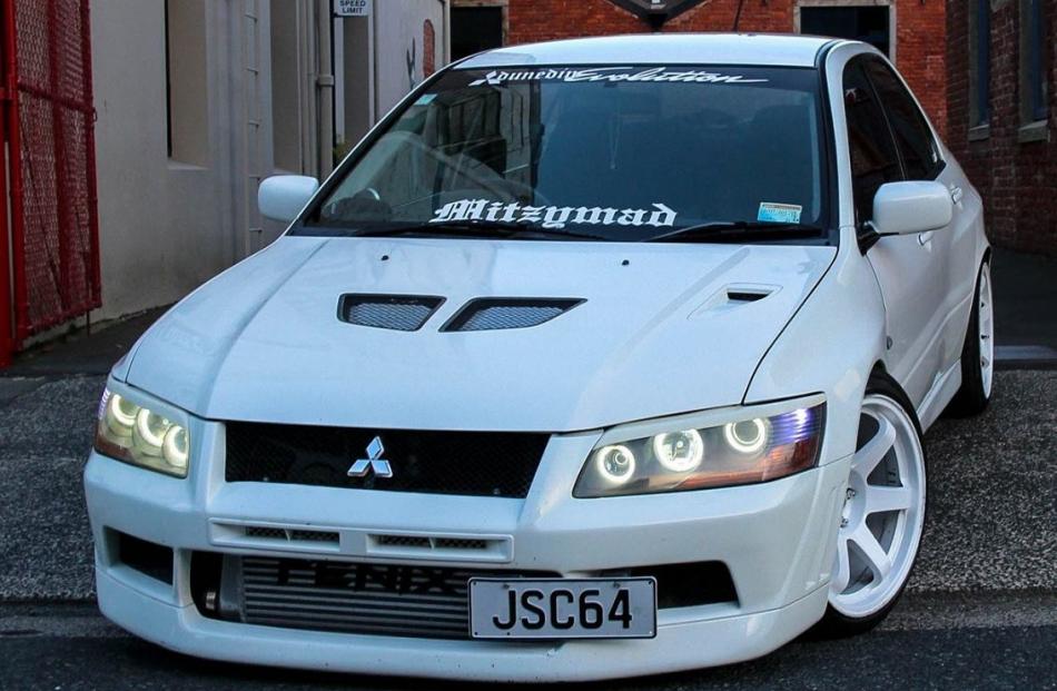 Hot Japanese cars such as this 2001 Mitsubishi Evo 7 are a special feature this year. 